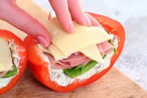 how to make bell pepper sandwich7
