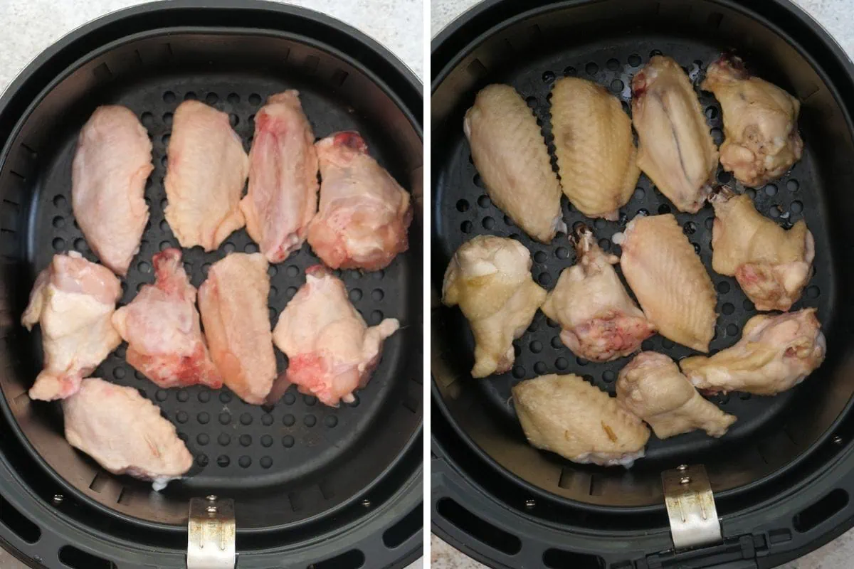 how to make Frozen Chicken Wings in The Air Fryer2