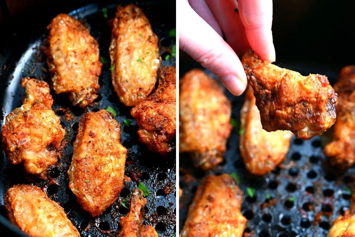 how to make Frozen Chicken Wings in The Air Fryer