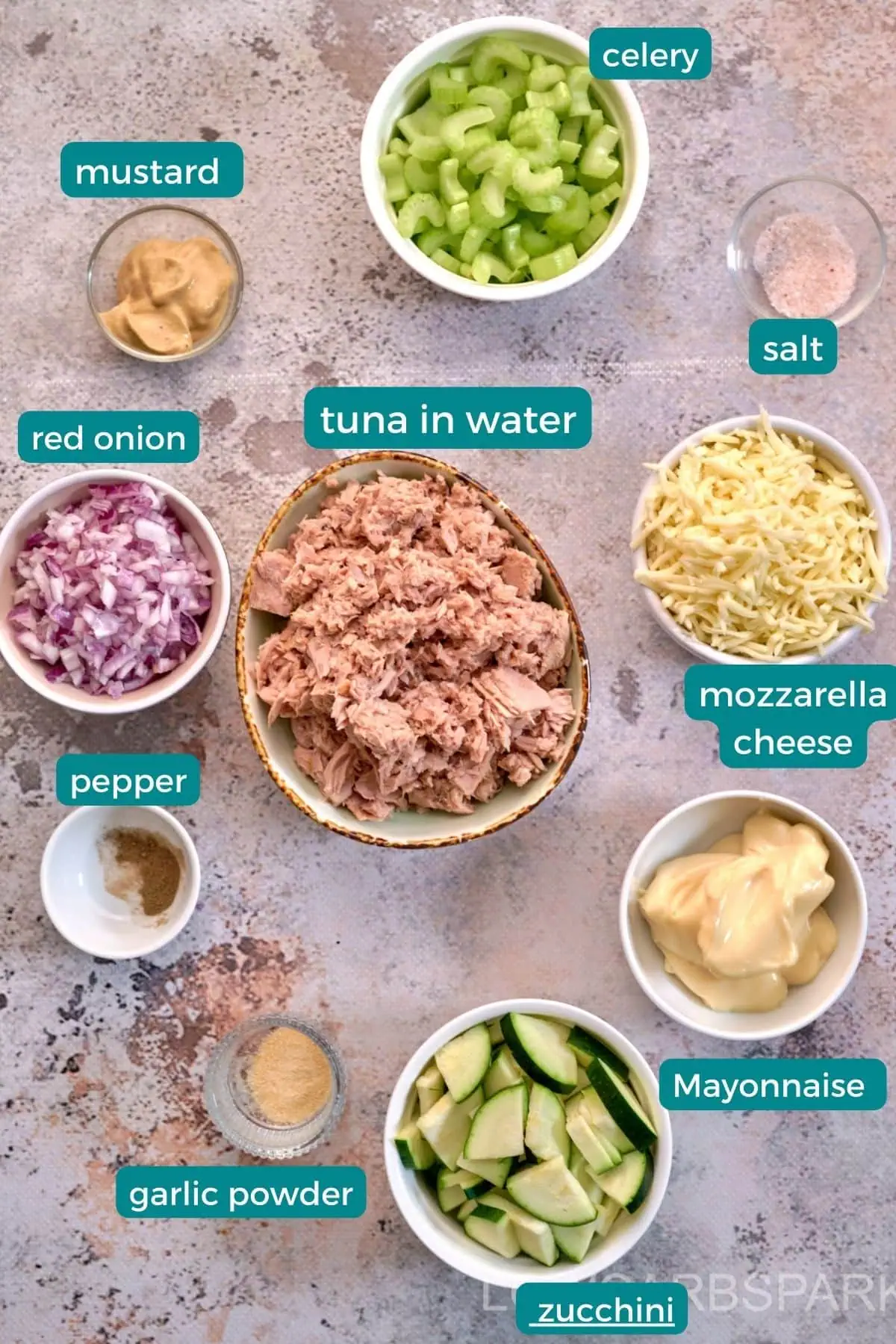 Keto Tuna Casserole Ingredients
