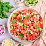 Watermelon Salad With Feta Cheese-4