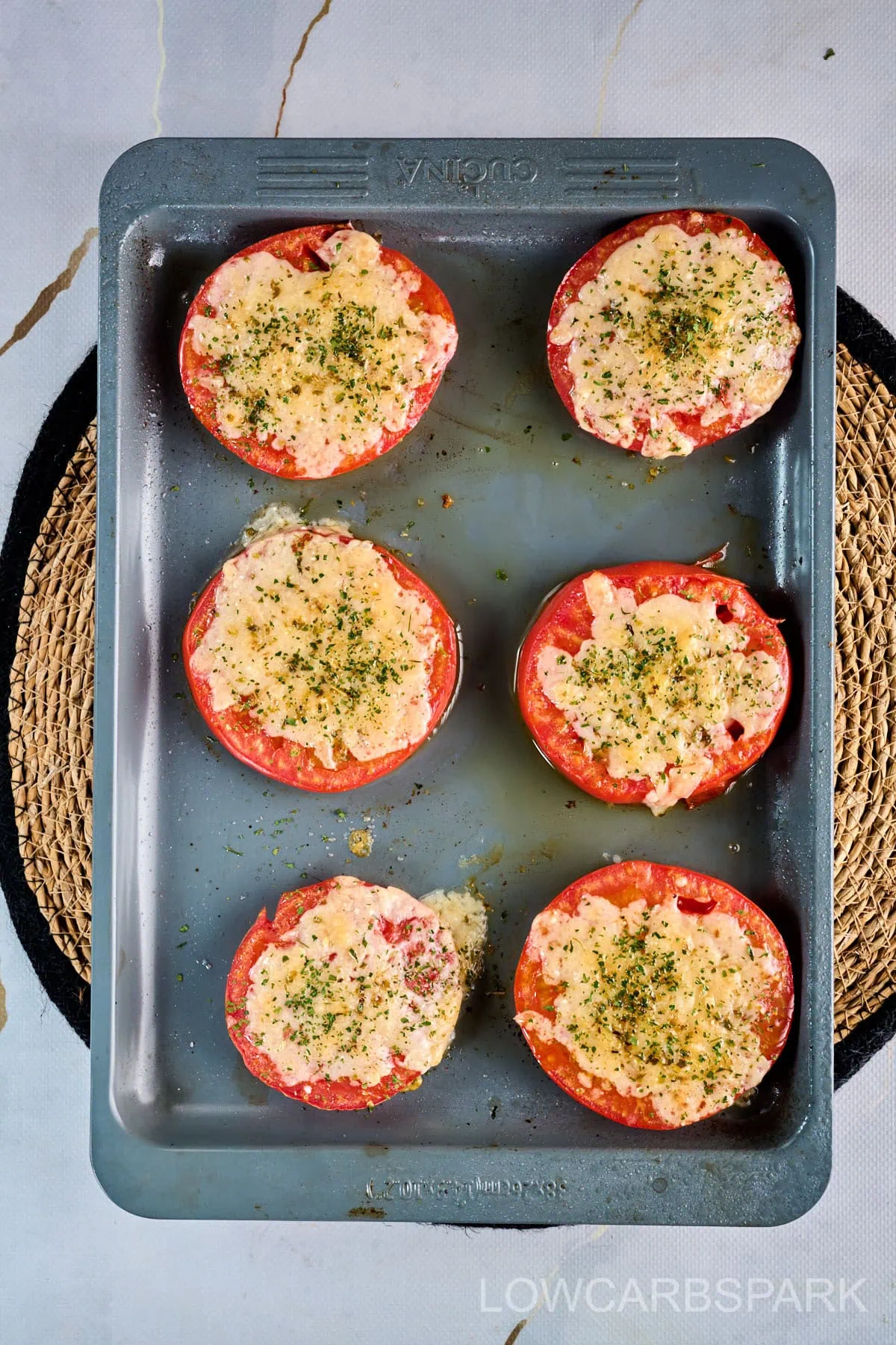 Baked Parmesan Tomatoes 
