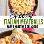 Cheesy Italian Meatballs Ingredients
