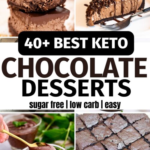 40+ Keto Chocolate Desserts for any Chocolate Lover - Low Carb Spark