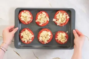 how to make baked parmesan tomatoes