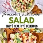 Broccoli Cauliflower Salad 4 1