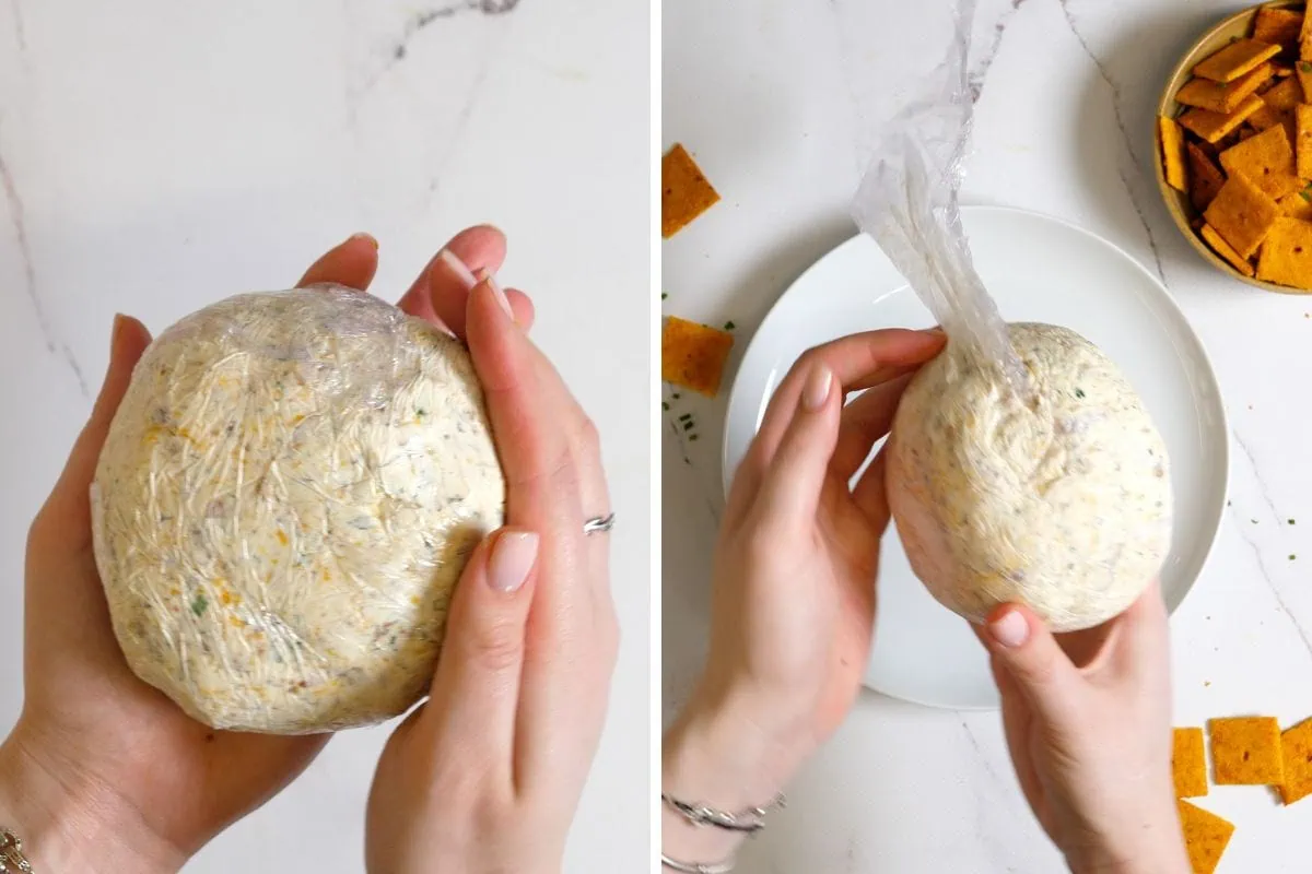 how to make Bacon Ranch Cheese Ball