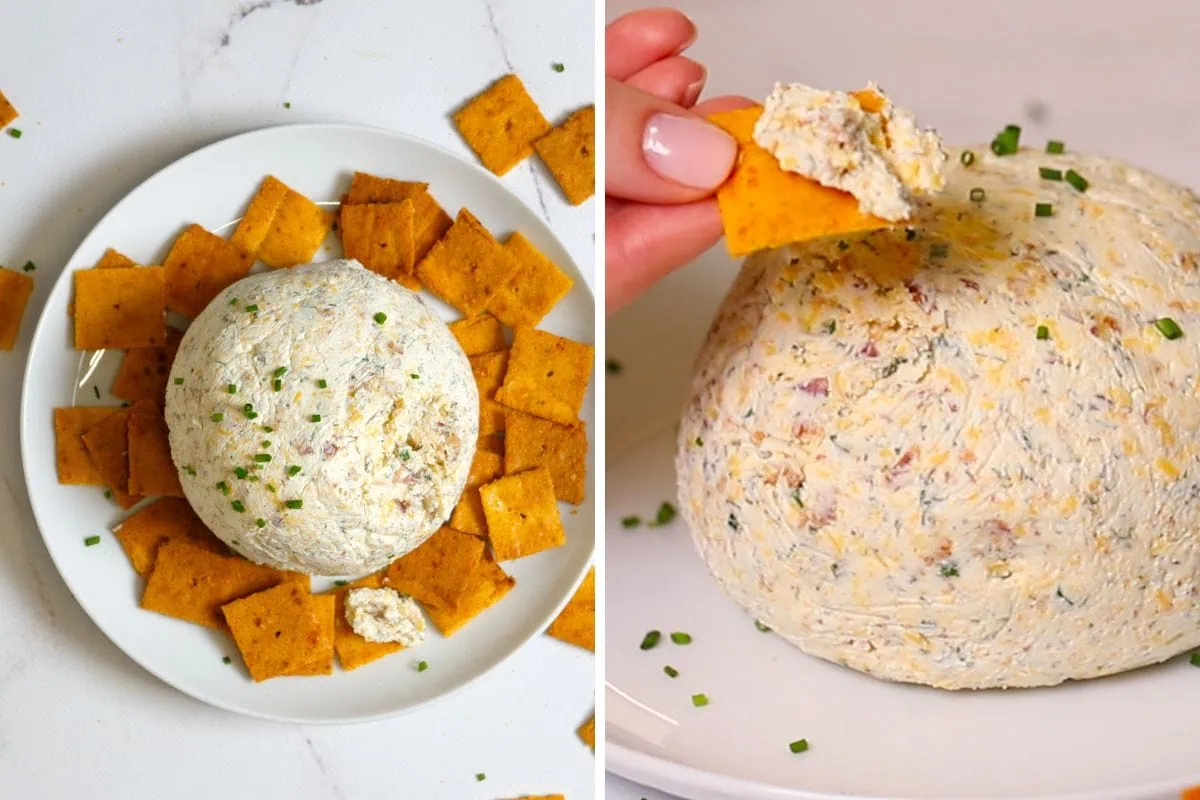 how to make Bacon Ranch Cheese Ball