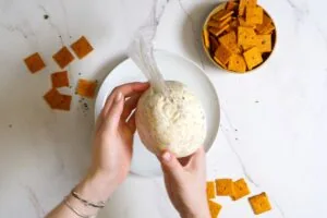 how to make Bacon Ranch Cheese Ball 8