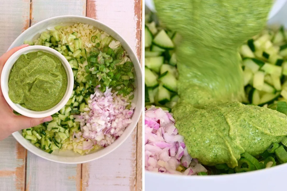 how to make Green Goddess Salad