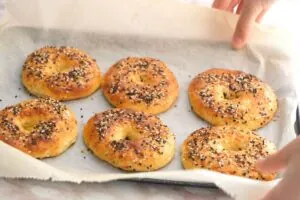 how to make Keto Bagels with Almond Flour8