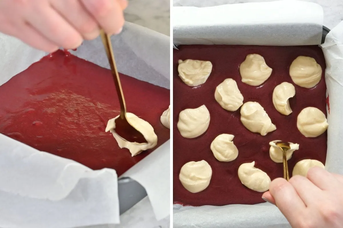 how to make Keto Red Velvet Brownies