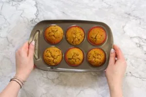 how to make Strawberry Pistachio Muffins10