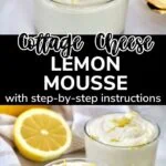 cottage cheese lemon mousse 6