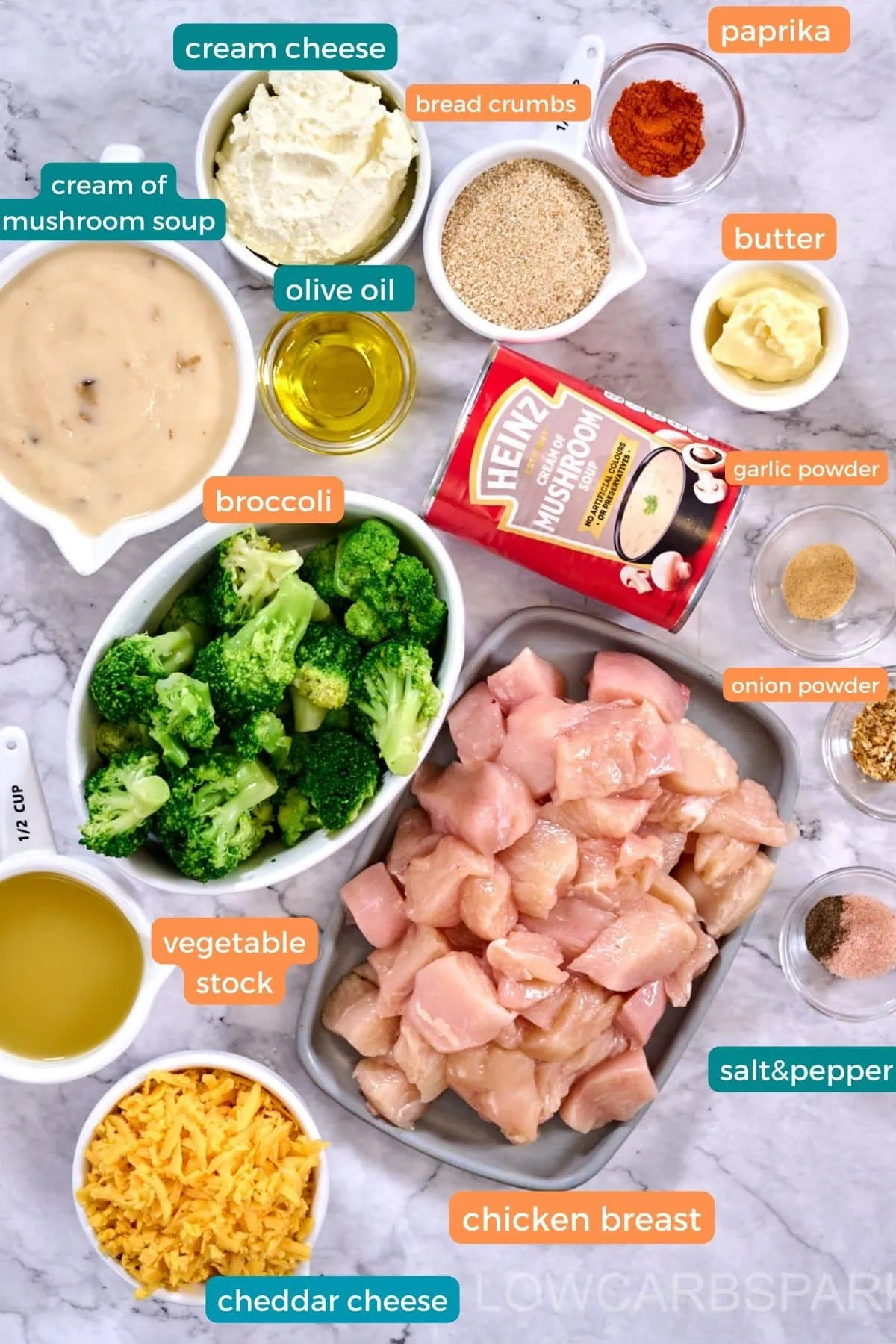 Broccoli Chicken Divan Ingredients