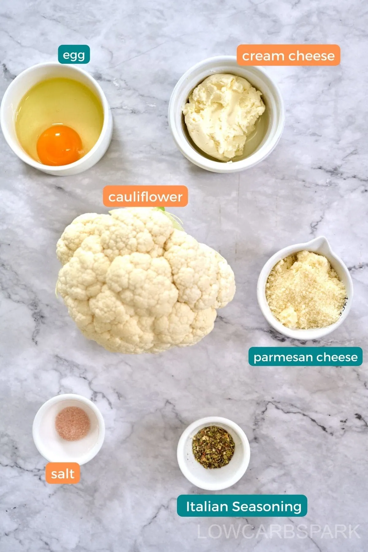 Cauliflower Pizza Crust Ingredients