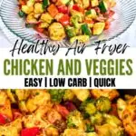 Healthy Air Fryer Chicken And Veggies 2