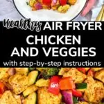 Healthy Air Fryer Chicken And Veggies 3