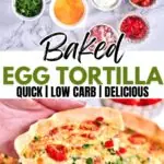 Baked Egg Tortilla