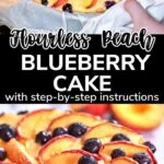 Flourless Peach Blueberry Cake 4