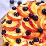 Flourless Peach Blueberry Cake 5