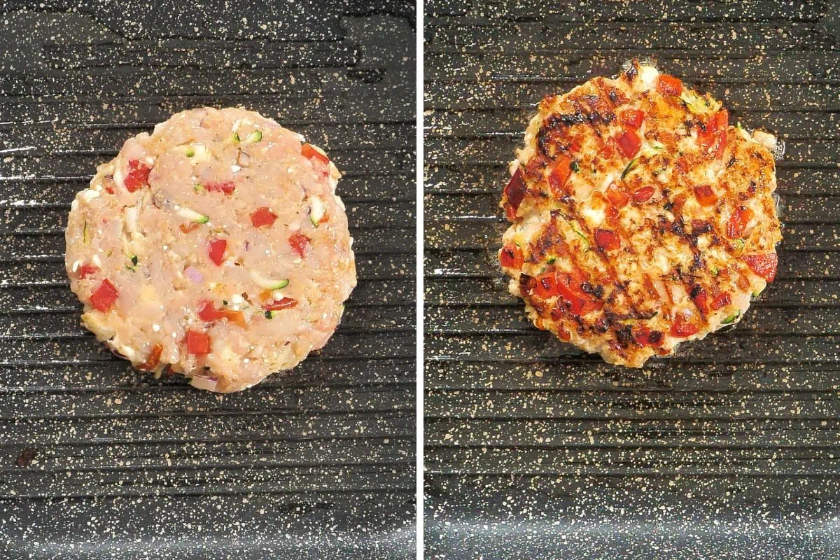 how to make Ground Chicken Greek Burgers