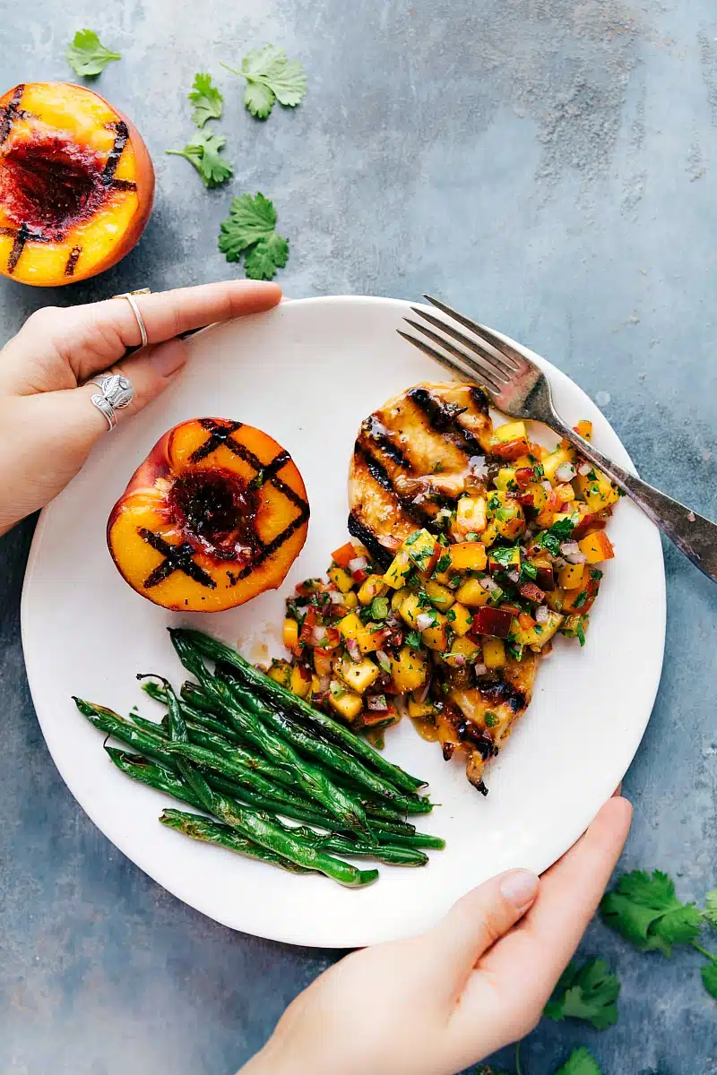 Peach Salsa Chicken