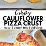 crispy cauliflower pizza crust