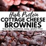 high protein cottage cheese brownies pinterest 1