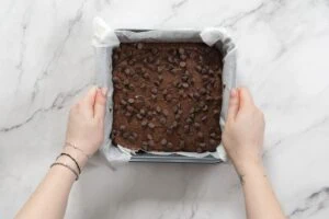 how to make Healthy Cottage Cheese Brownies9