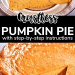 Crustless Pumpkin Pie 1